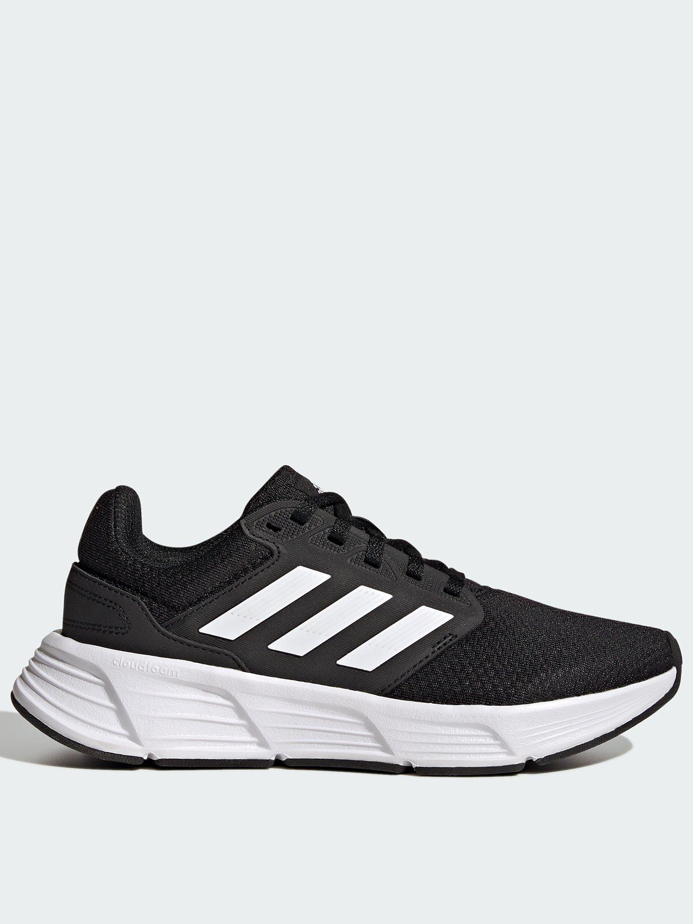 White adidas best sale running trainers