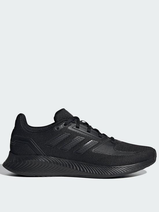 front image of adidas-runfalcon-20-black