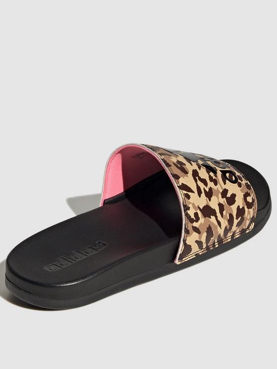 stillFront image of adidas-adilette-comfort-blackleopard