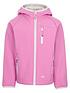  image of trespass-girls-kian-kids-softshell-jacket-pink