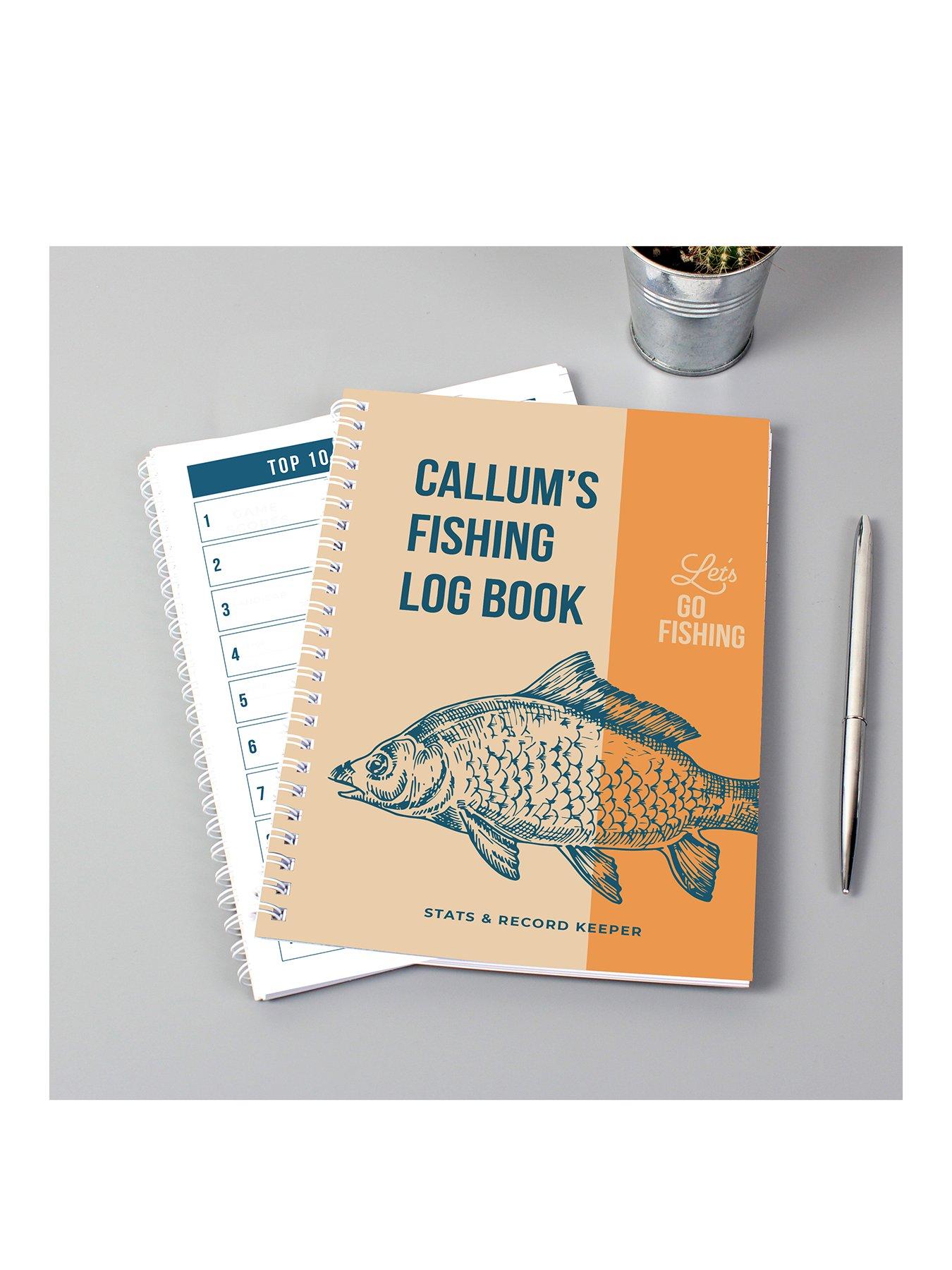 undefined Personalised A5 Fishing Log Book
