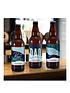  image of the-personalised-memento-company-personalised-stripey-dad-set-of-3-beers