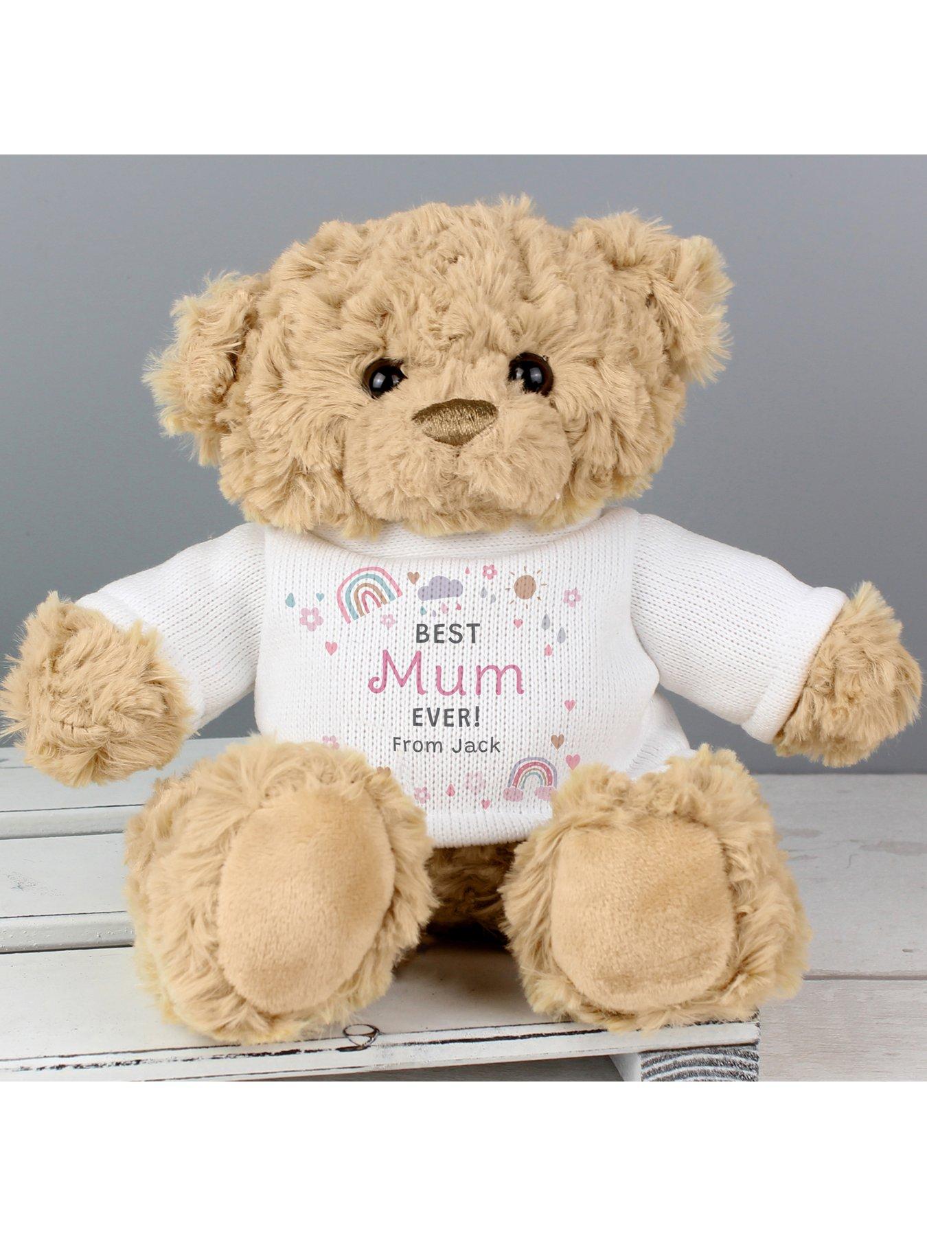  image of the-personalised-memento-company-bespoke-best-mum-ever-teddy-bear