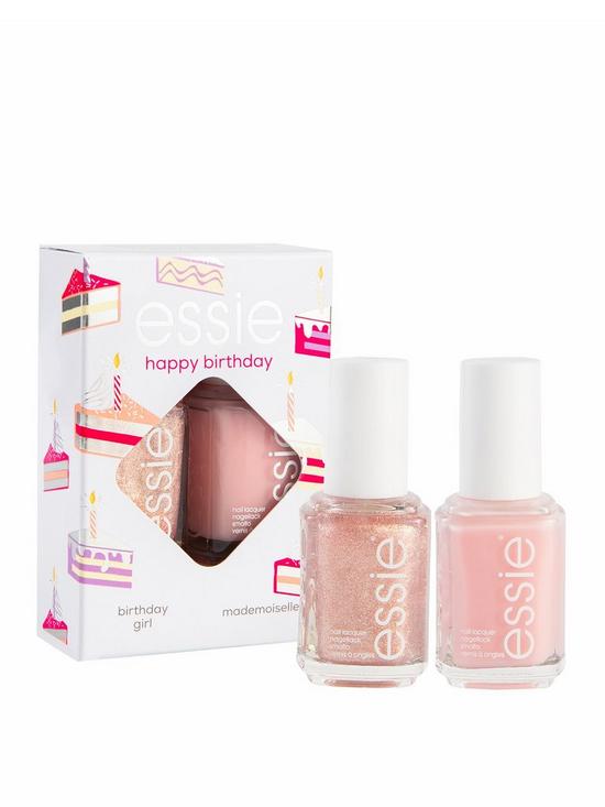 front image of essie-nail-polish-happy-birthday-gift-set