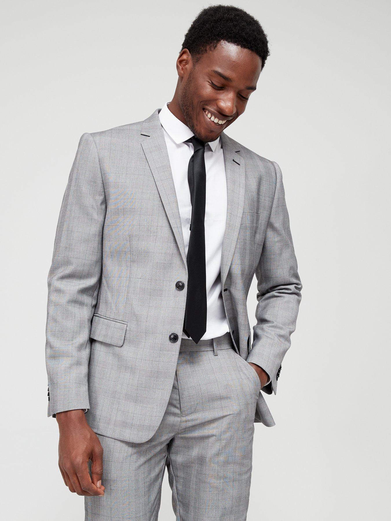 Anello Tailored Suit Grey Check