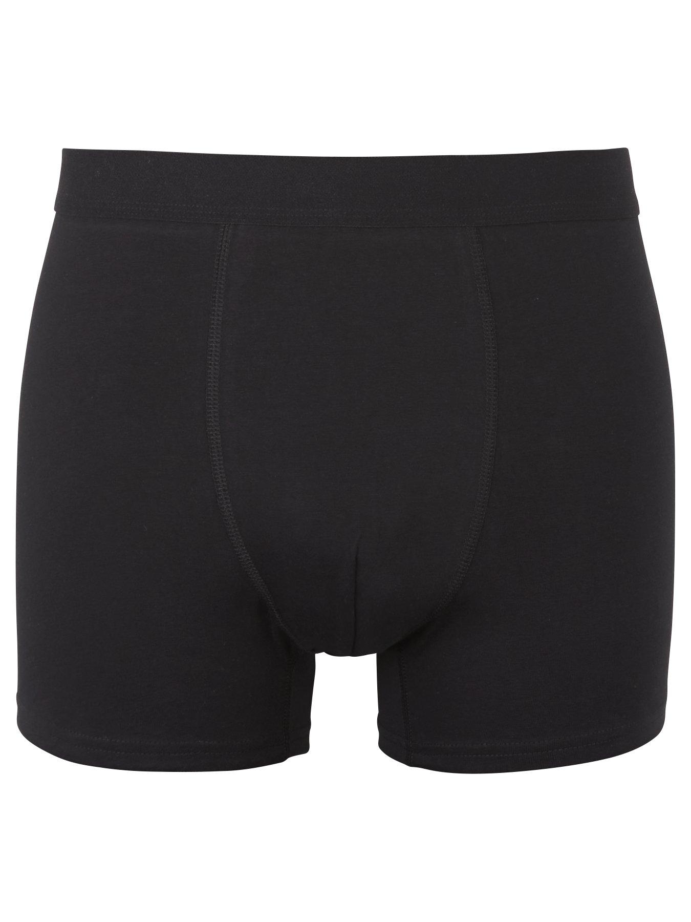 Image 2 of 2 of The Very Collection 3 Pack Cotton Rich Trunks - Black