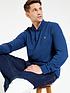  image of everyday-long-sleeve-pique-polo-navy