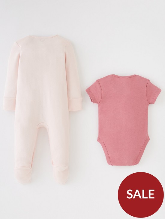 back image of mini-v-by-very-4-piecenbspbaby-girlsnbspmummy-and-daddy-set-pink
