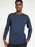  image of everyday-essential-long-sleeve-t-shirt-navy