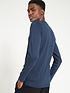  image of everyday-essential-long-sleeve-t-shirt-navy