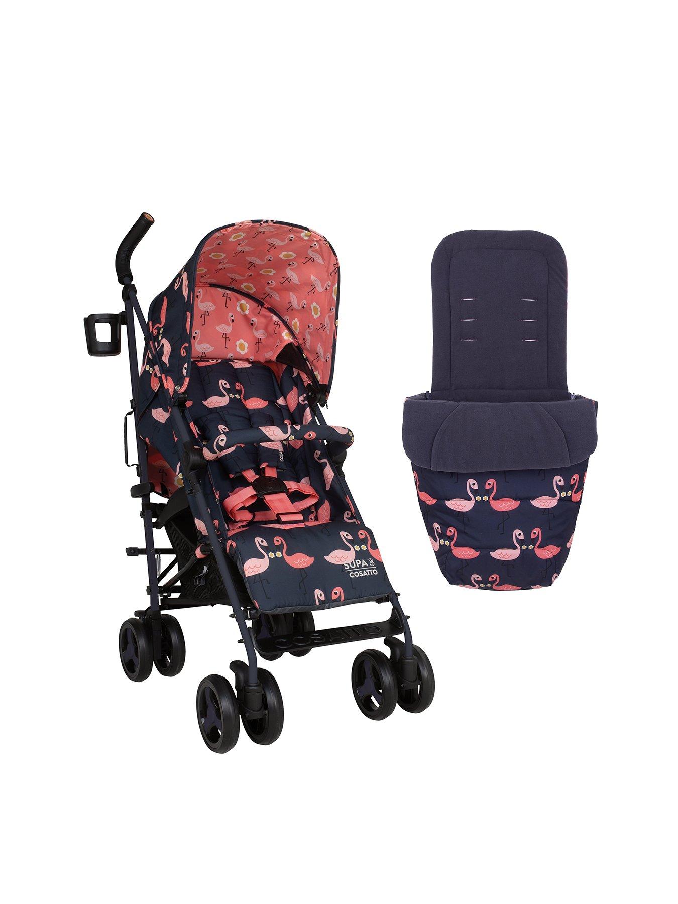 cosatto-supa-3-stroller-with-footmuff-0-25kg-pretty-flamingo