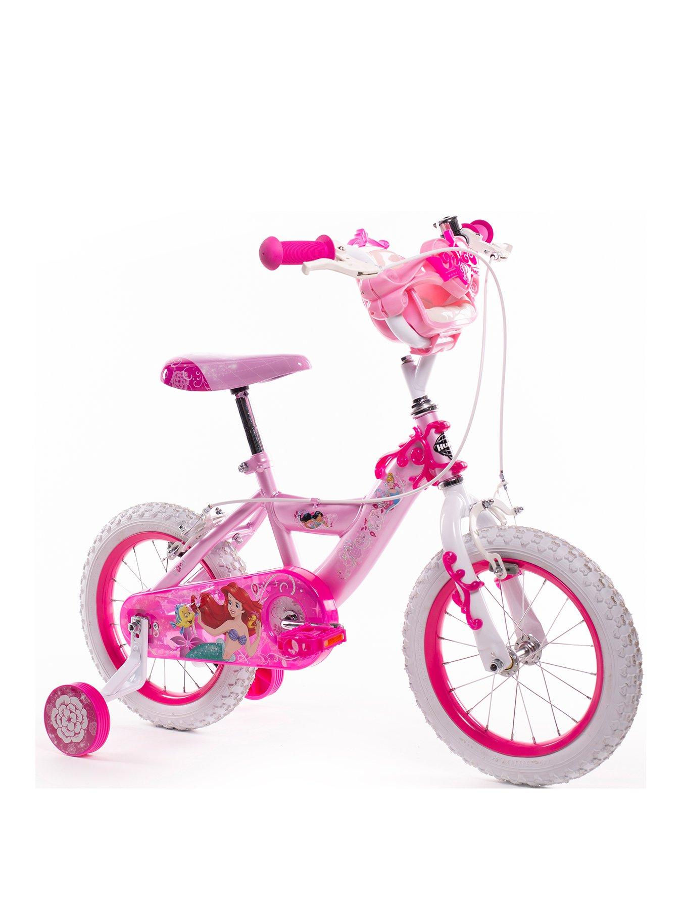 Girls bike store with baby carrier