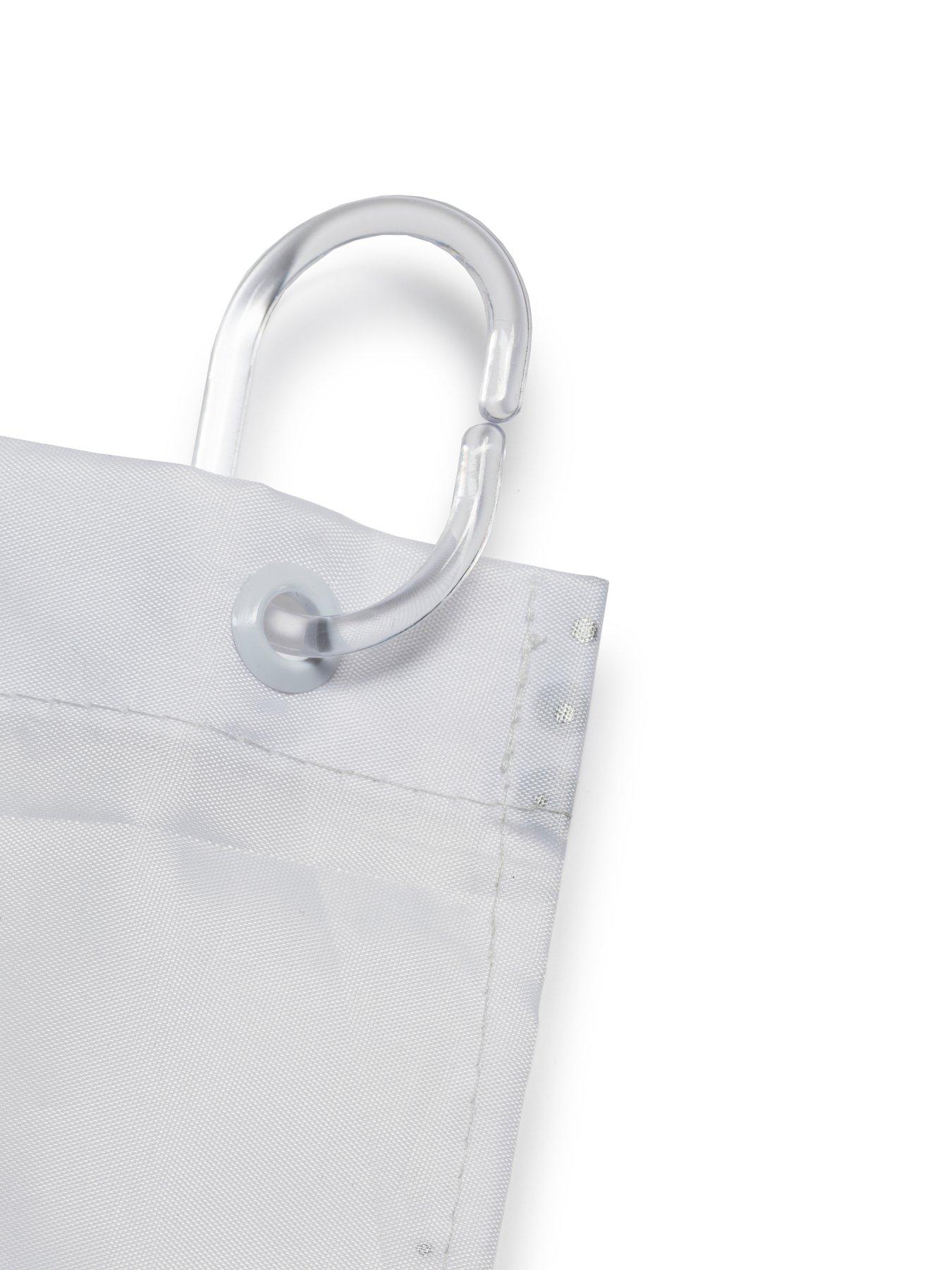 Image 5 of 5 of Croydex Silver Dotty Shower Curtain