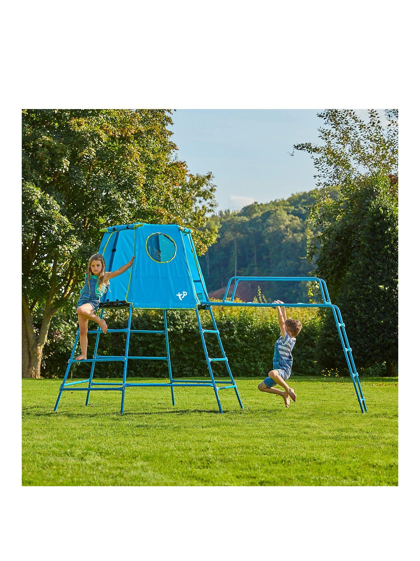 Swing Explorer Climbing Frame Set With Jungle Run Swing Tp Explorer Metal  Climbing Frame And Monkey Run TP Explorer
