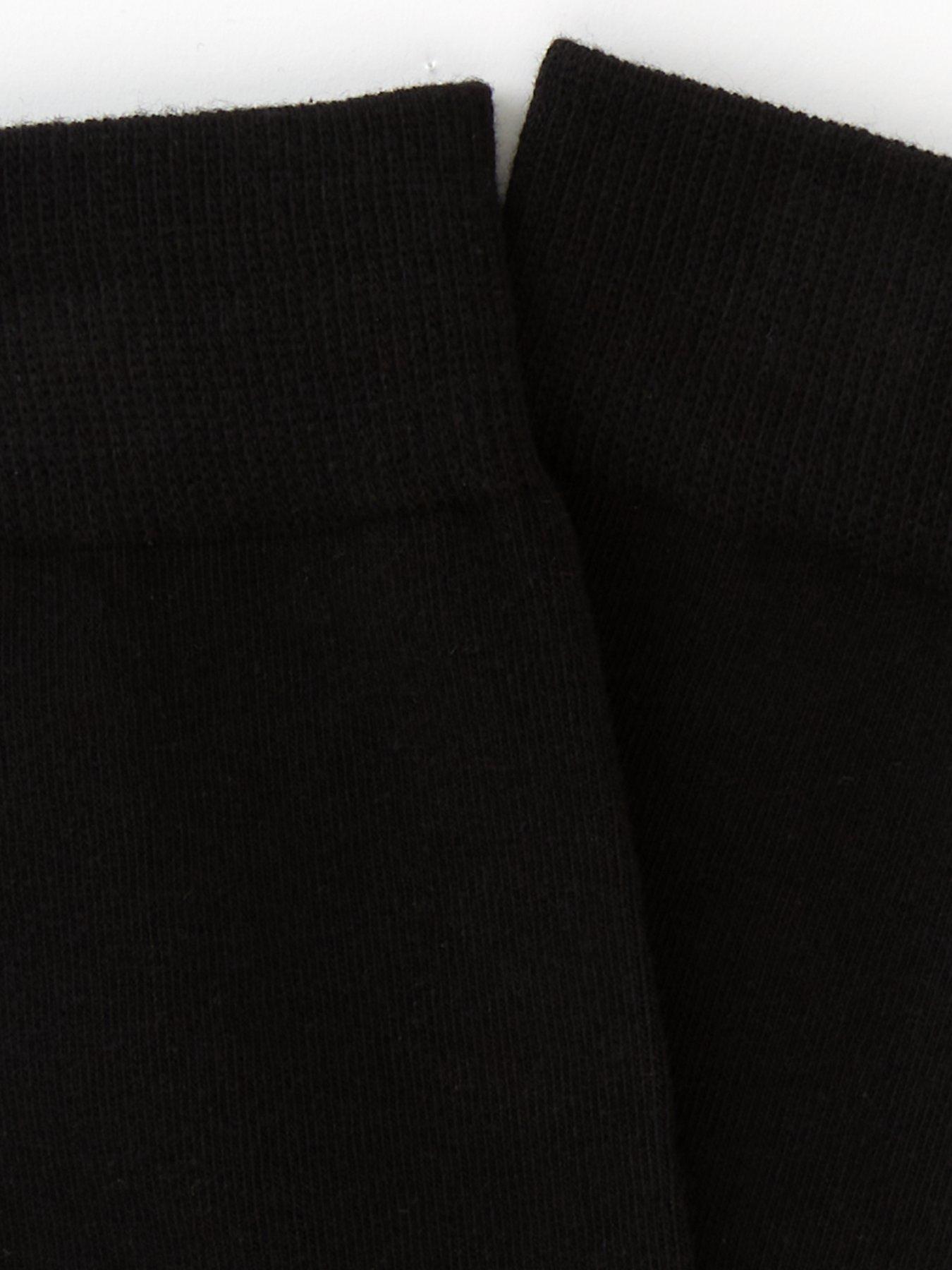 Image 3 of 3 of Very Man 7 Pack&nbsp;Plain Black Socks - Black