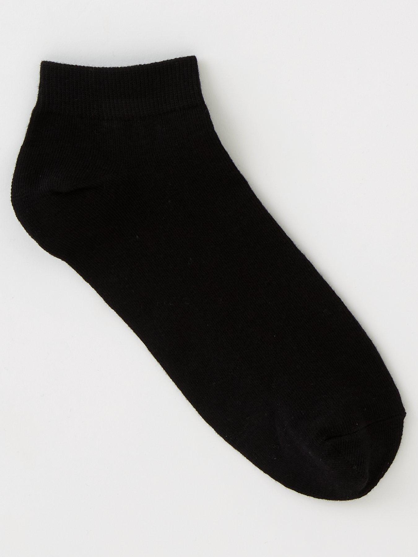 Image 2 of 3 of The Very Collection Mens 5 Pack Cotton Rich Trainer Socks - Black