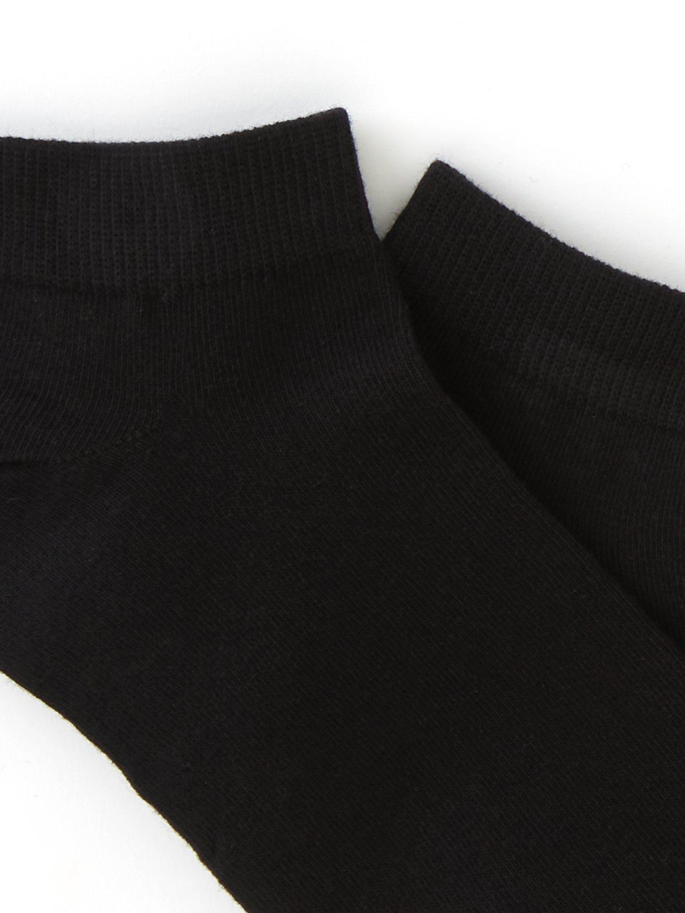 Image 3 of 3 of The Very Collection Mens 5 Pack Cotton Rich Trainer Socks - Black