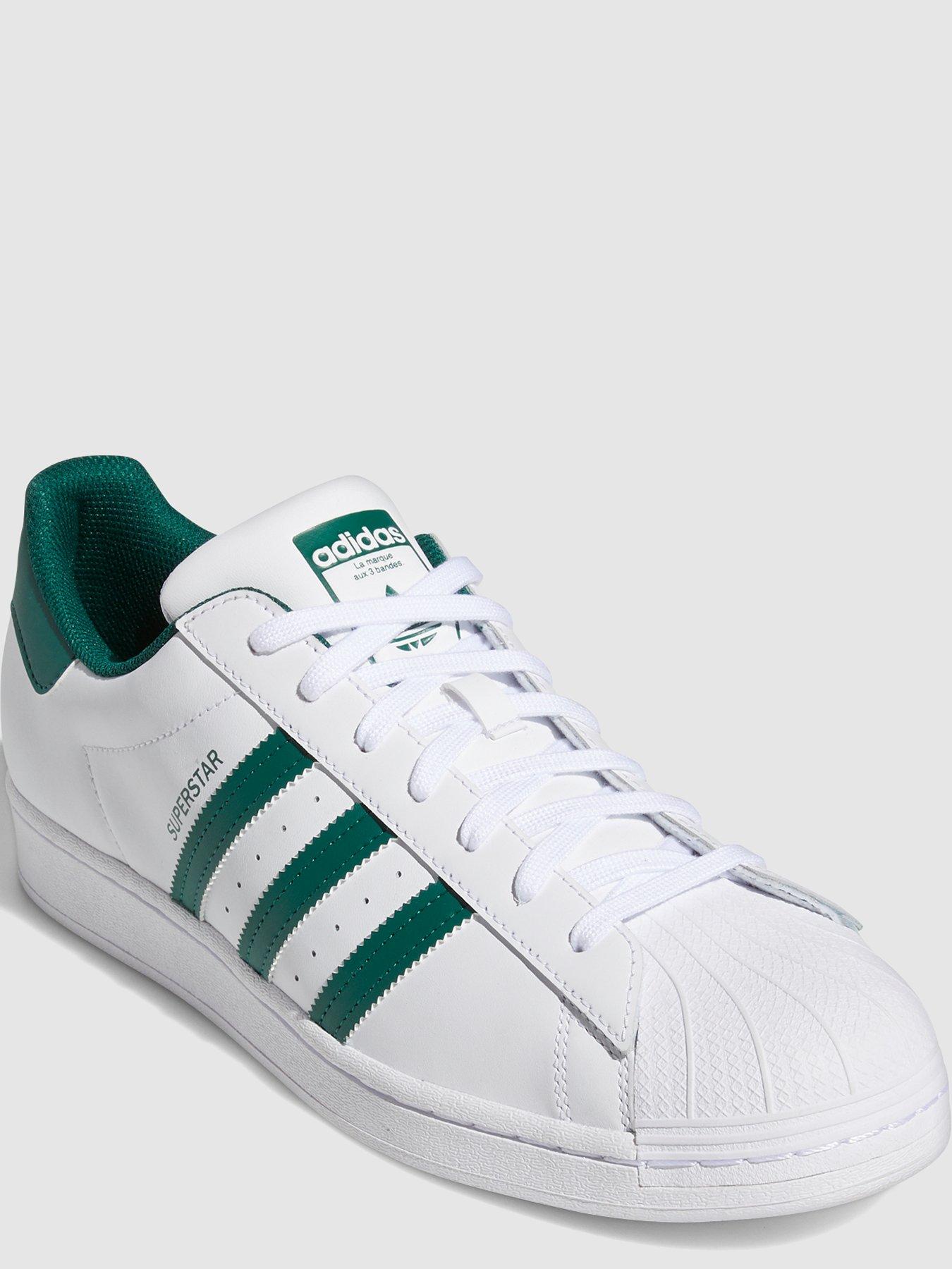 Adidas superstar trainers outlet white