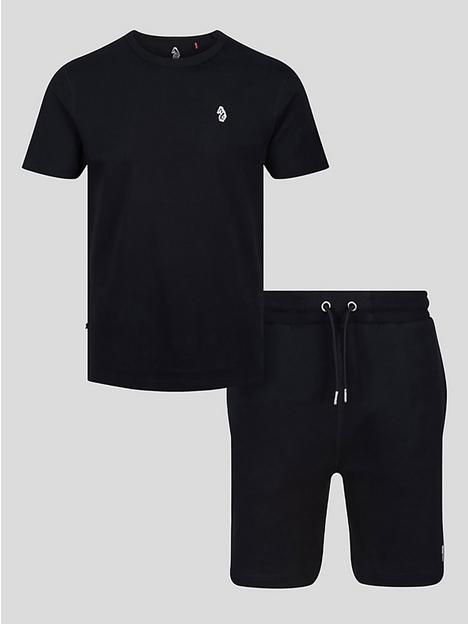 luke-junior-t-shirt-amp-jog-shorts-set-black