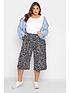  image of yours-clothing-animal-mix-jersey-culotte