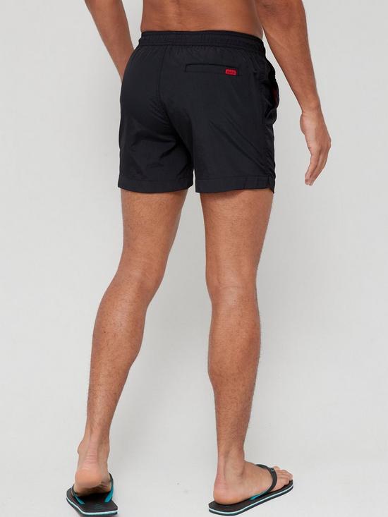 stillFront image of hugo-dominica-swim-shorts-black