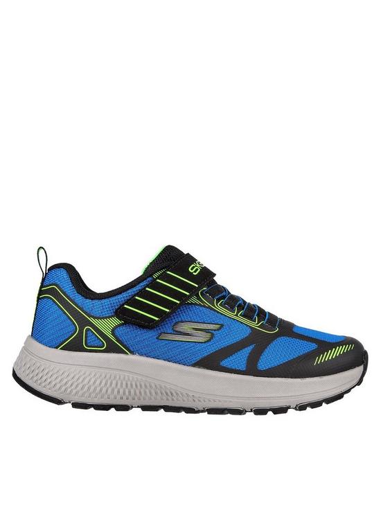front image of skechers-boys-go-run-consistent-trainers