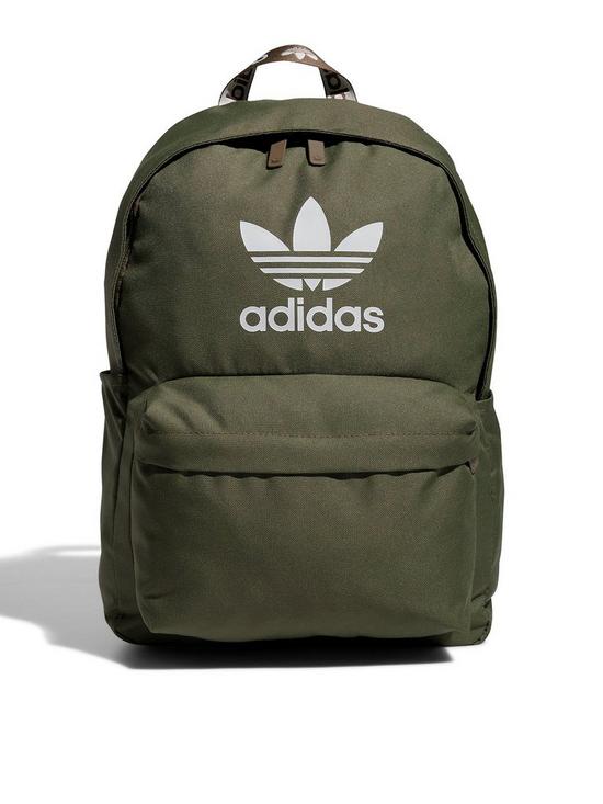 front image of adidas-originals-adicolor-backpack-green