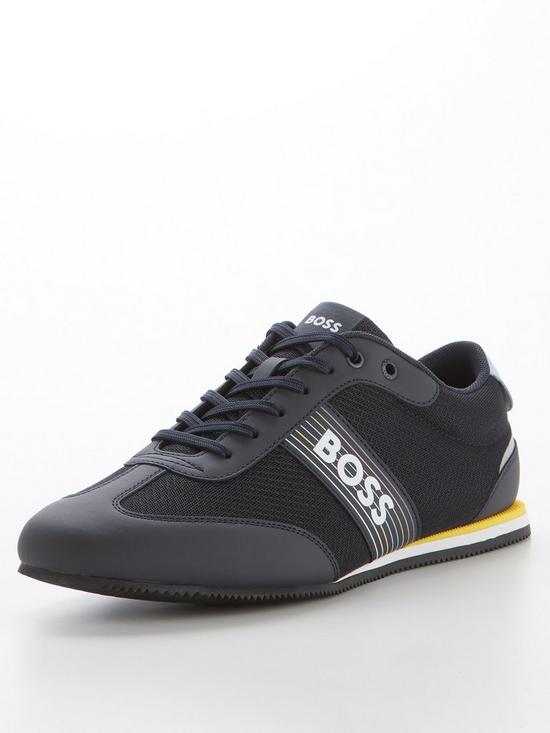 stillFront image of boss-rusham-low-profile-trainers-open-blue