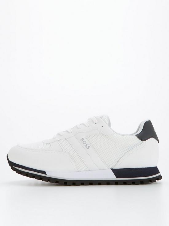 front image of boss-parkour-light-runner-trainers-white