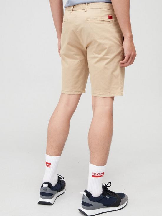 stillFront image of hugo-david-jersey-shorts-medium-beige