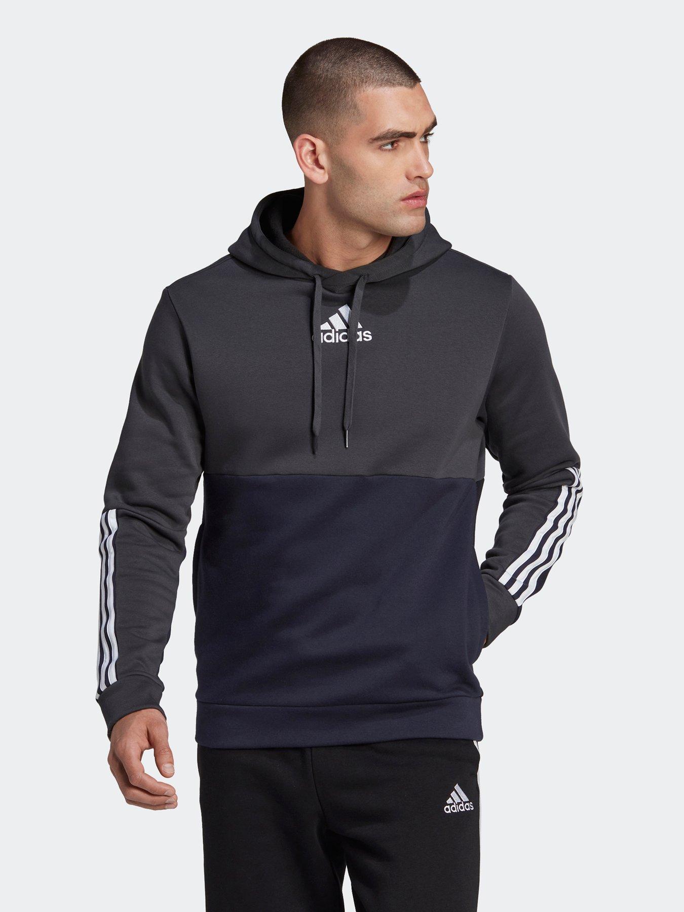 adidas Colourblock Hoodie | littlewoods.com