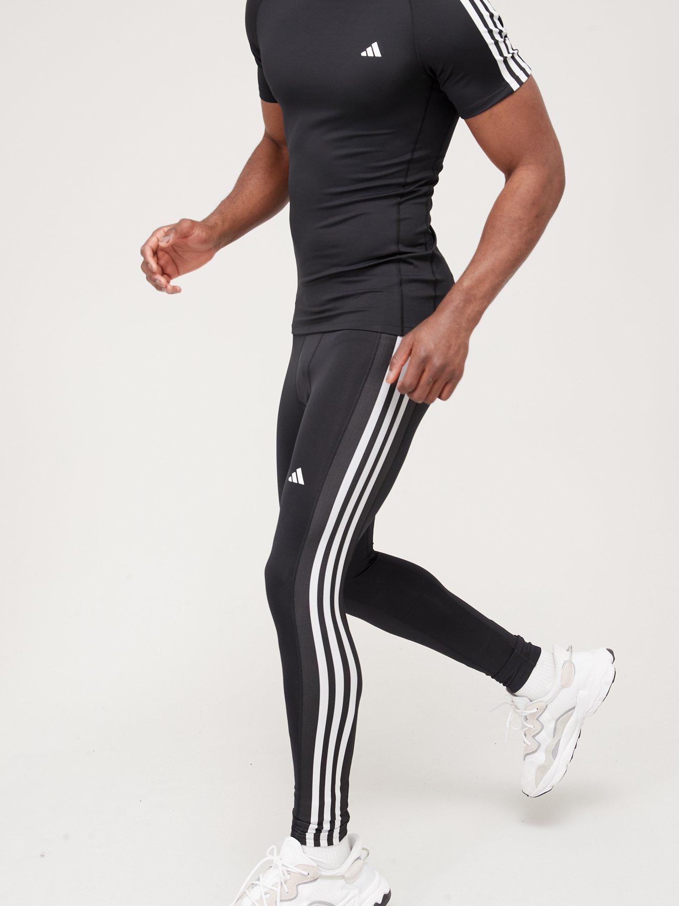 adidas Performance Techfit 3-stripes Leggings - Black