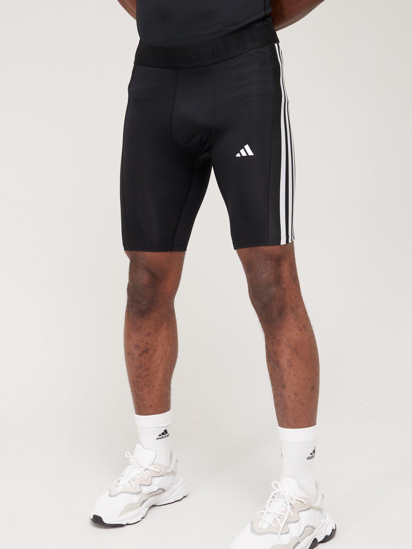 Black adidas Techfit 3-Stripes Leggings