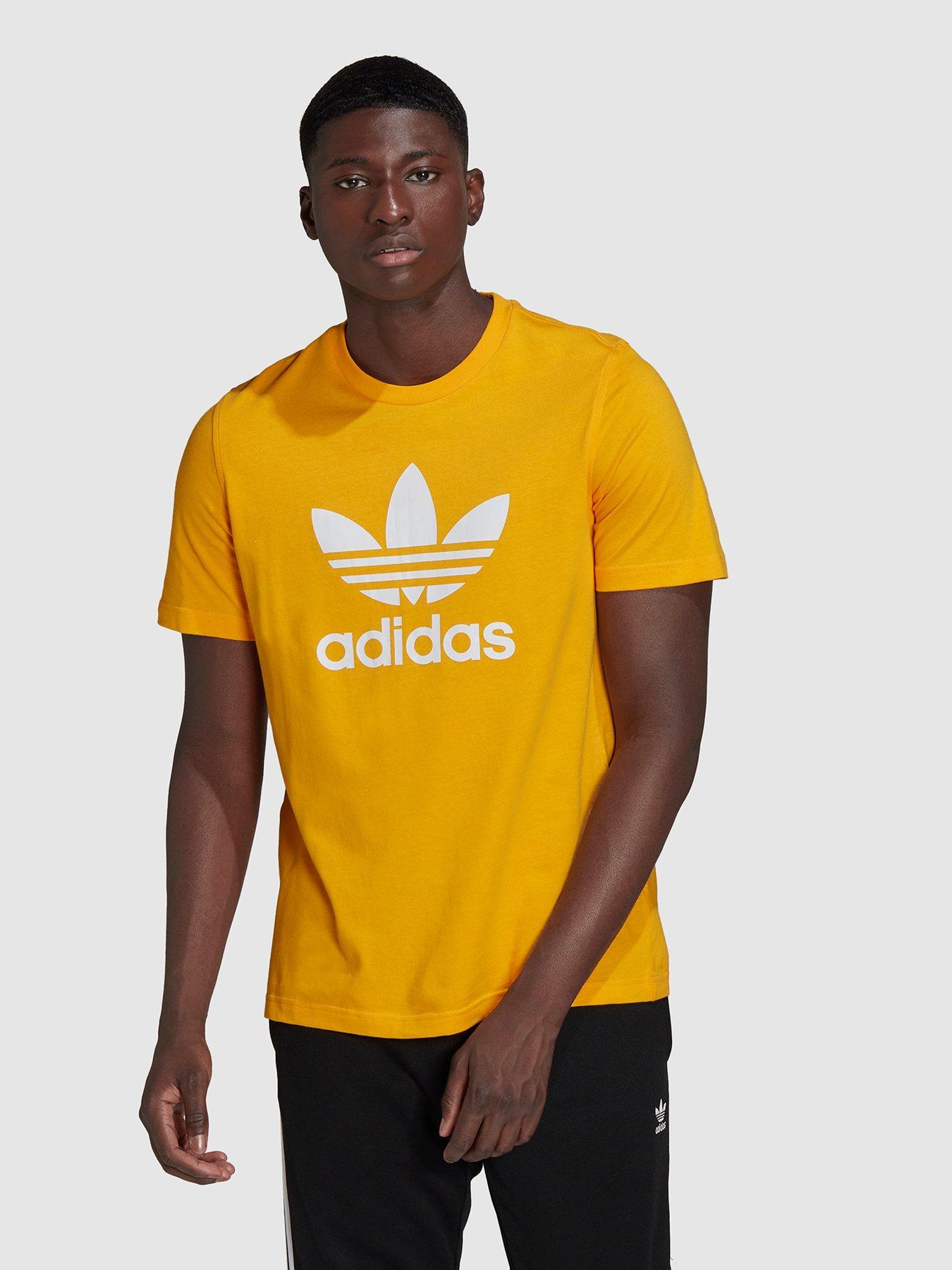 Adidas originals shop t shirt gold