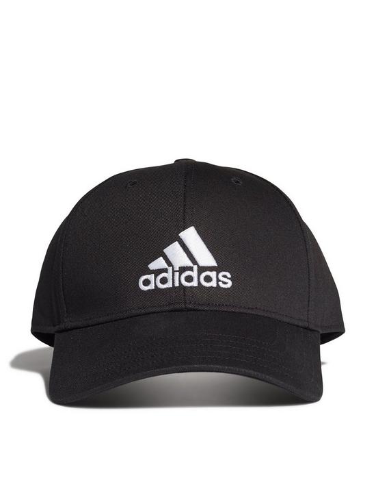 front image of adidas-train-baseball-cap