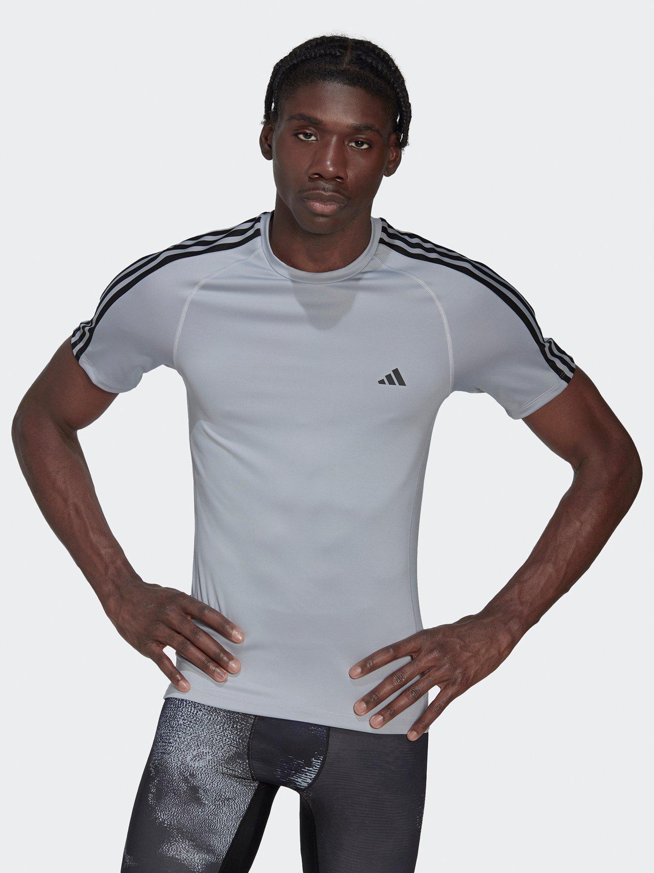 Adidas silver outlet shirt