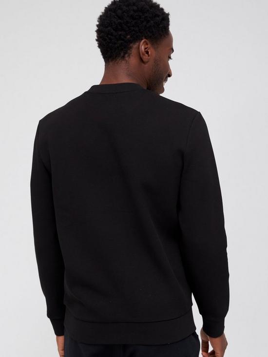 stillFront image of boss-stadler-logo-sweatshirt-black