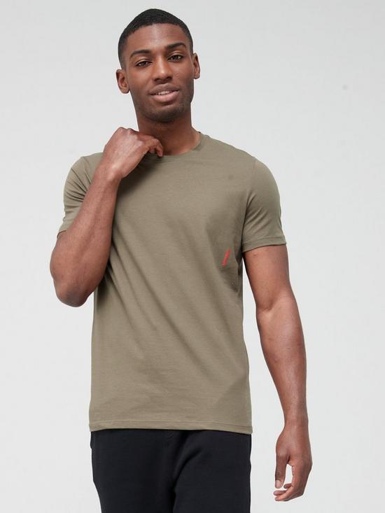 stillFront image of hugo-bodywear-2-pack-t-shirt-green