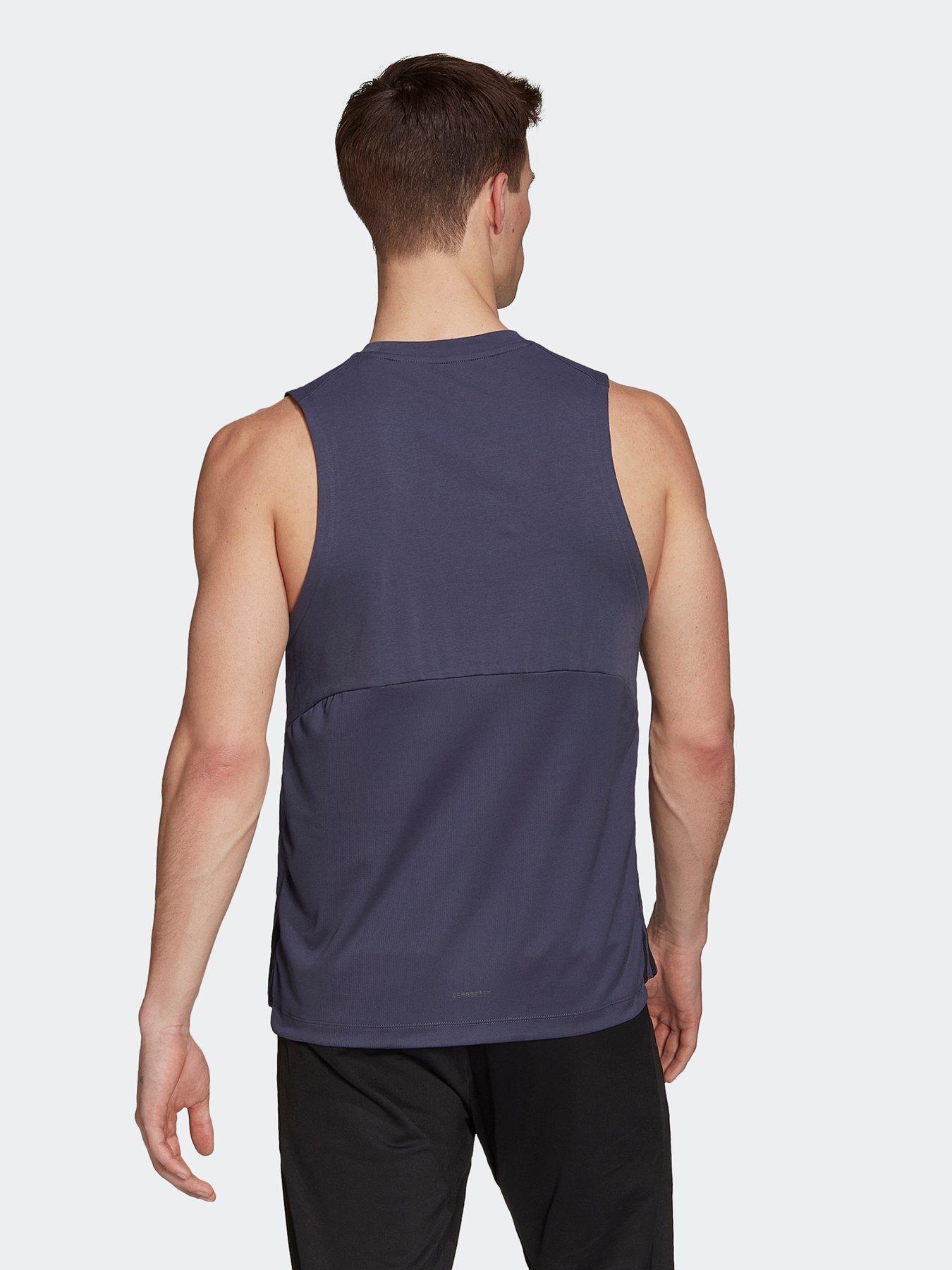 stillFront image of adidas-train-motion-pack-sleeveless-vest-navy