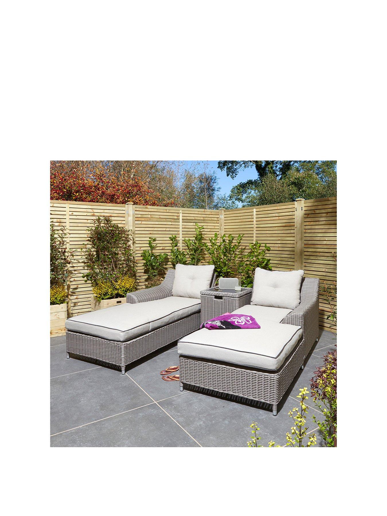 Garden sun loungers discount range