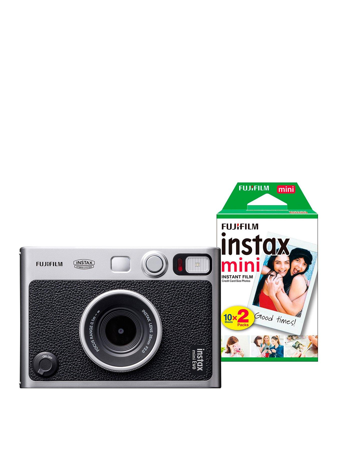 Image 1 of 5 of Fujifilm Instax Mini Evo Hybrid Instant Camera inc 20 Shots - Black