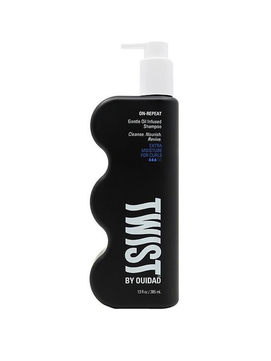 front image of twist-by-ouidad-twist-on-repeat-oil-infused-shampoo-385ml