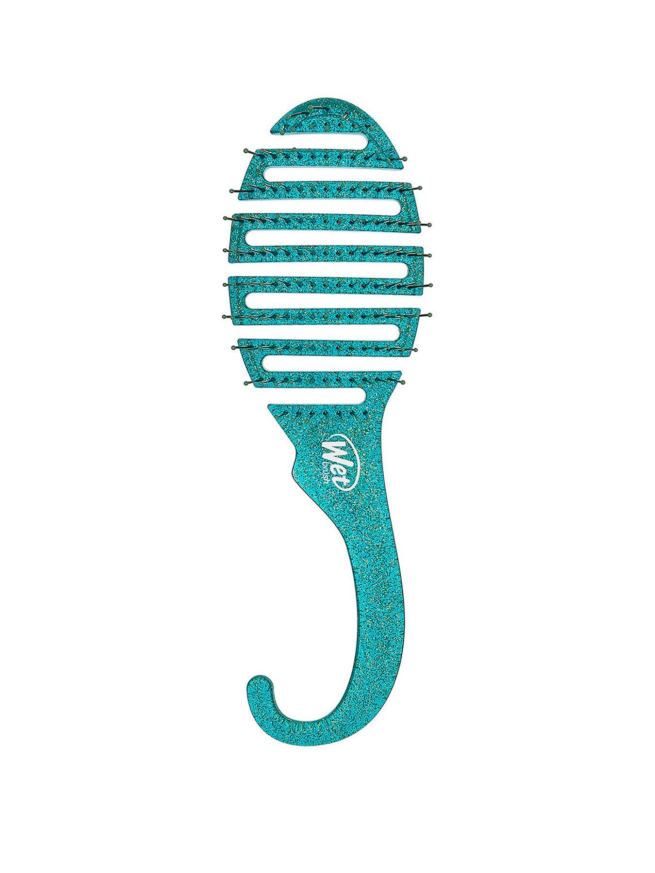 undefined Teal Glitter Shower Detangler
