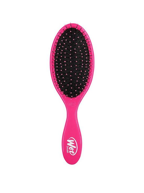 front image of wetbrush-detangler-pink
