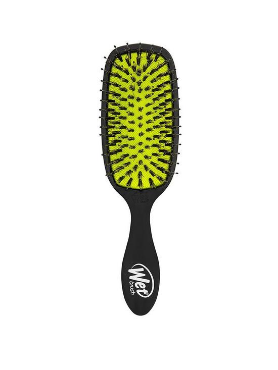 front image of wetbrush-shine-enhancer-black