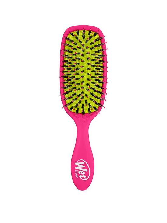 front image of wetbrush-shine-enhancer-pink