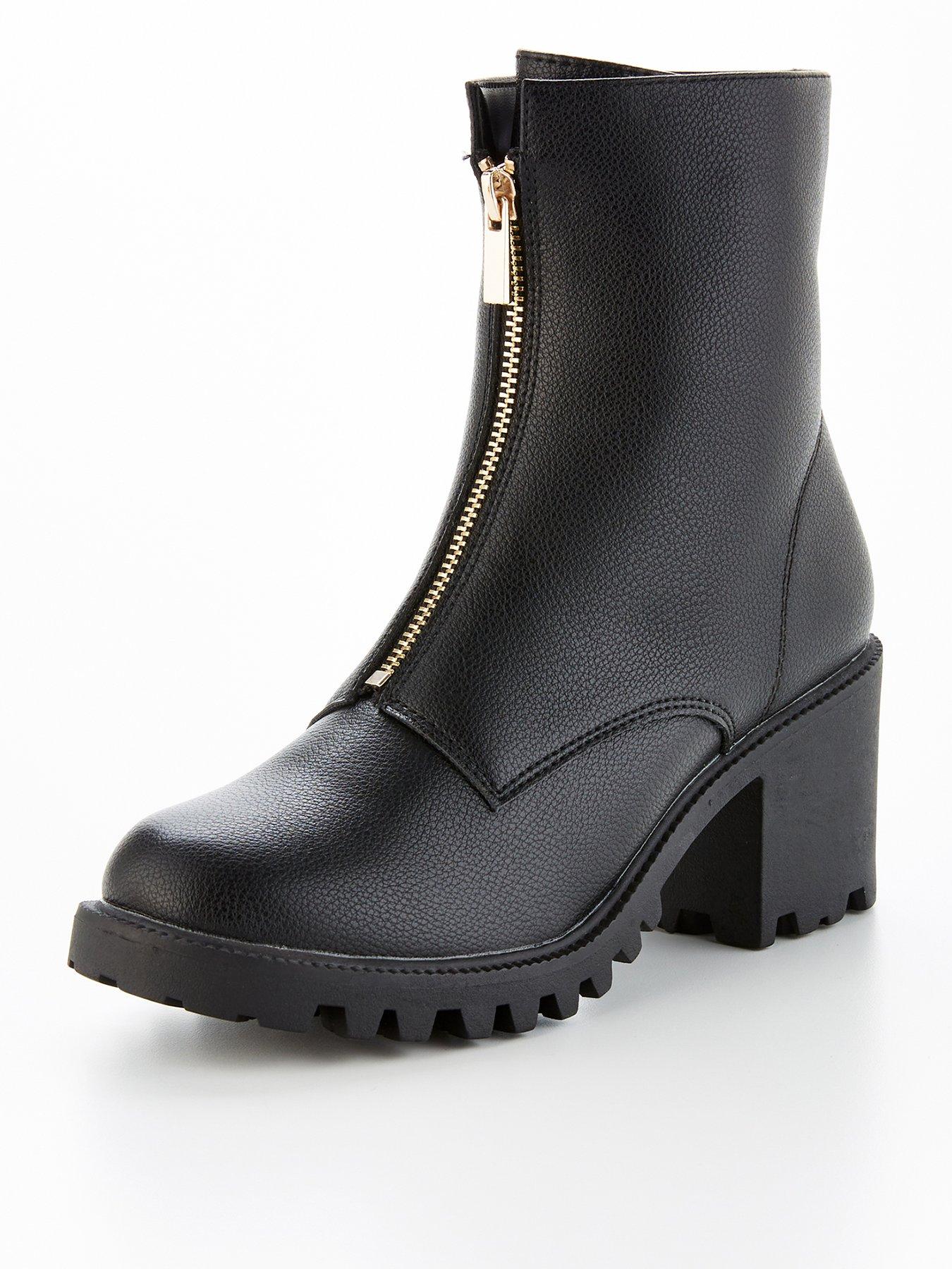 V front ankle sale shoe boots