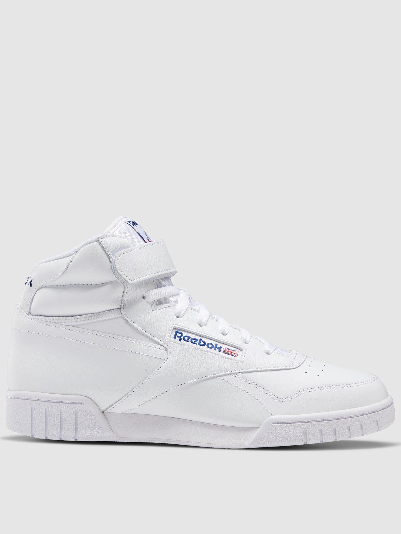 Reebok freestyle shop hi mens white