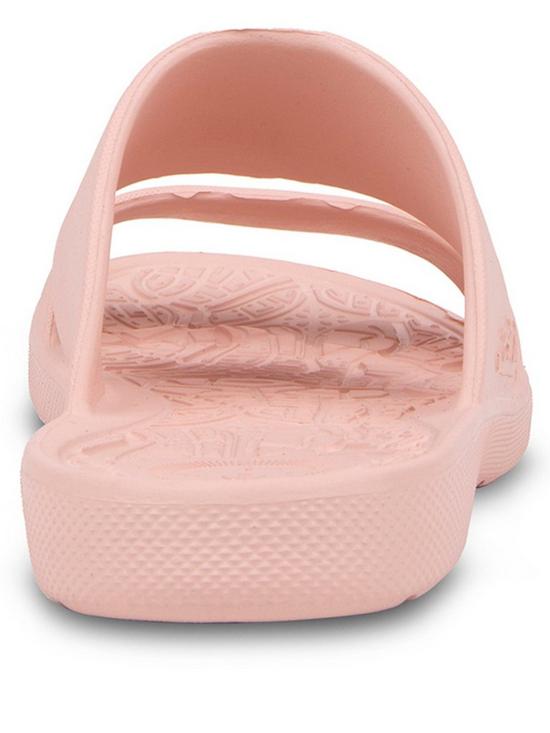 stillFront image of totes-ladies-solbounce-double-strap-slide-sandals-pink