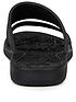  image of totes-ladies-solbounce-double-strap-slide-sandals-black